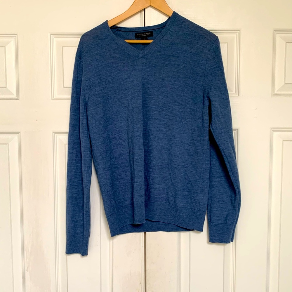 Banana Republic 100% Extra-fine Merino Wool Sweater